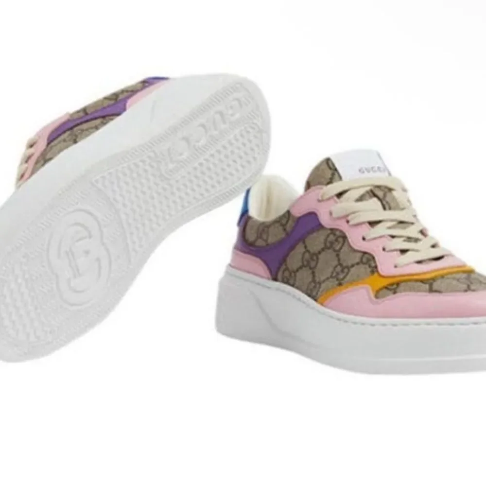Brand new with box Gucci Pink and Purple Platform Sneakers size 11